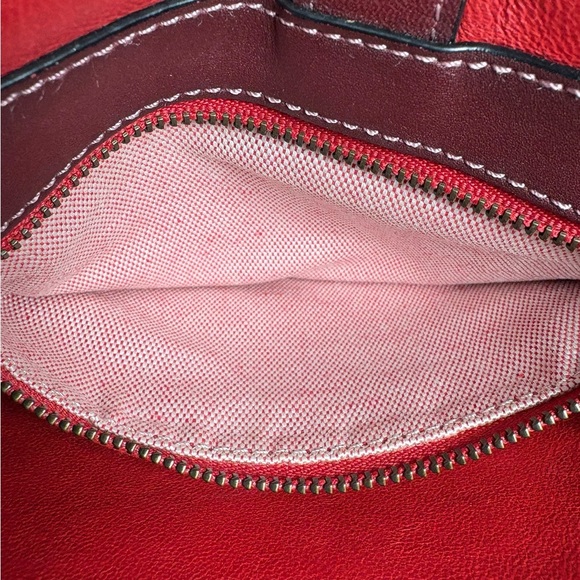 Coach 1941 Leather Saddlebag Handbag Bag 9170 Remake in Oxblood Number 20115 - Picture 10 of 16